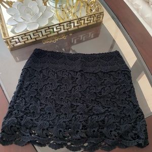 Urban Outfitters Black laced skirt